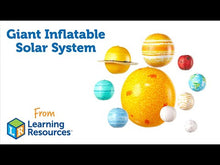 Load and play video in Gallery viewer, Giant Inflatable Solar System | 8 planets, foot pump, activity guide, and repair kit | Science set by Learning Resources US | Age 5+
