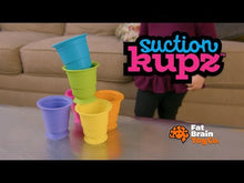 Load and play video in Gallery viewer, Suction Kupz - Stack, roll, stick, and sip cups  | Montessori set by Fat Brain US for Kids age 1+
